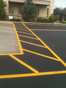 Parking lot striping by LinePro Striping Nashville TN