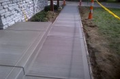 Concrete Ramp and sidewalk